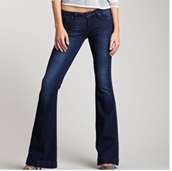 Hudson Ferris Flap Pocket Flare Jeans 